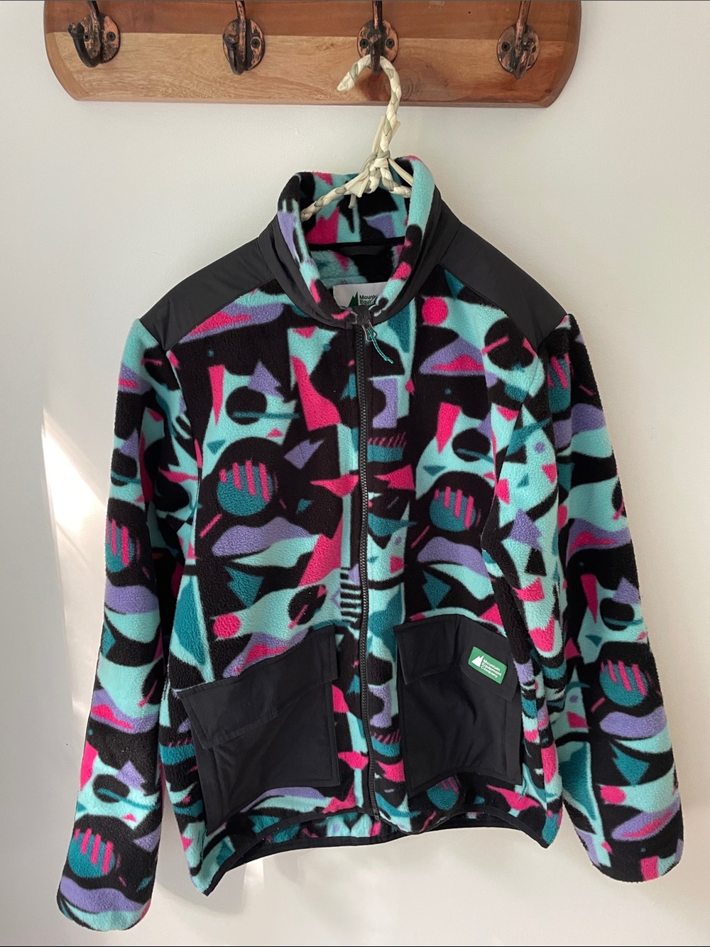 MEC Women's Geometric Fleece Jacket - oversize